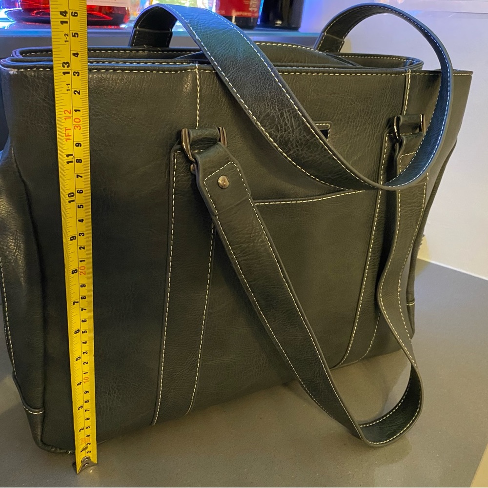 Kenneth Cole Reaction Top Zip 15.0” Computer Business Laptop Tote, Charcoal NWOT